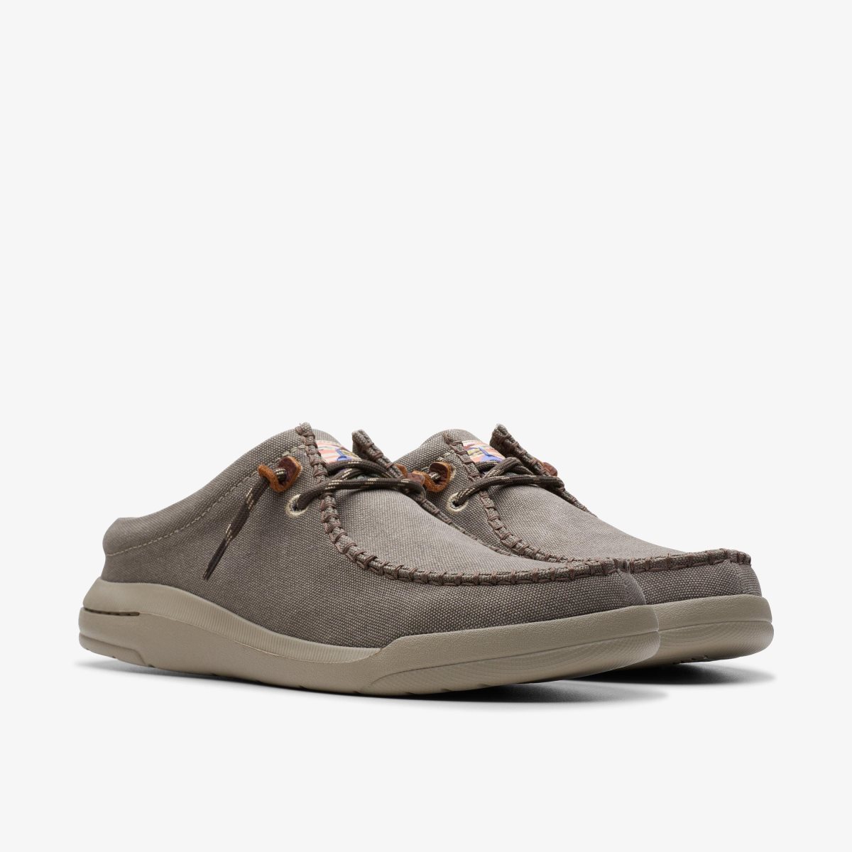 Clarks Driftlite Surf Taupe Interest Grey Brown | WZHPM7536