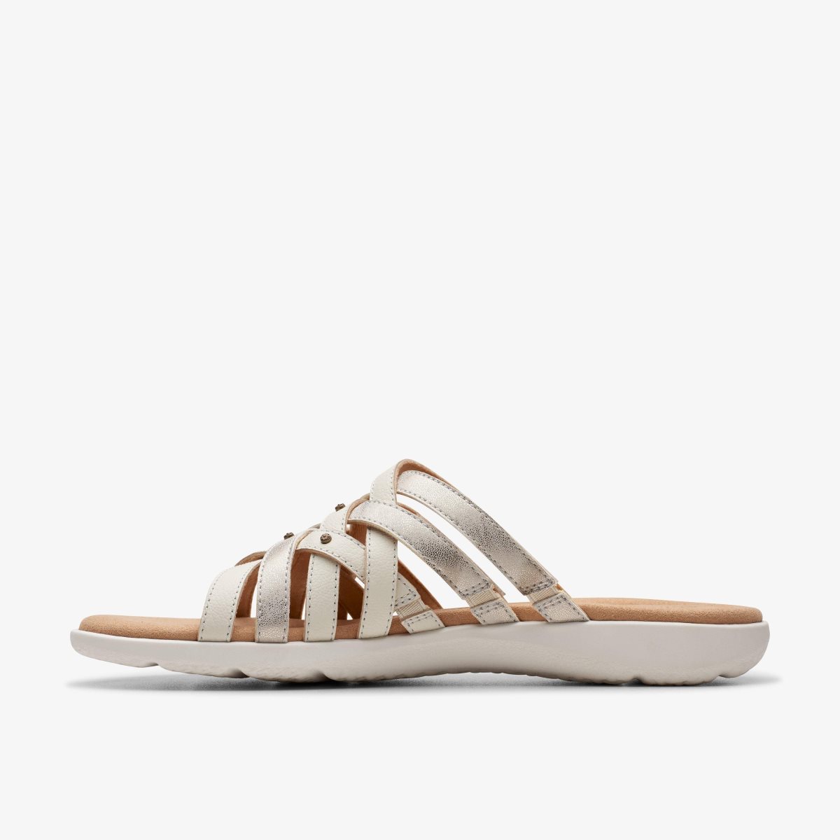 Clarks Elizabelle Rio Off White Multicolour White | QZFHM8612