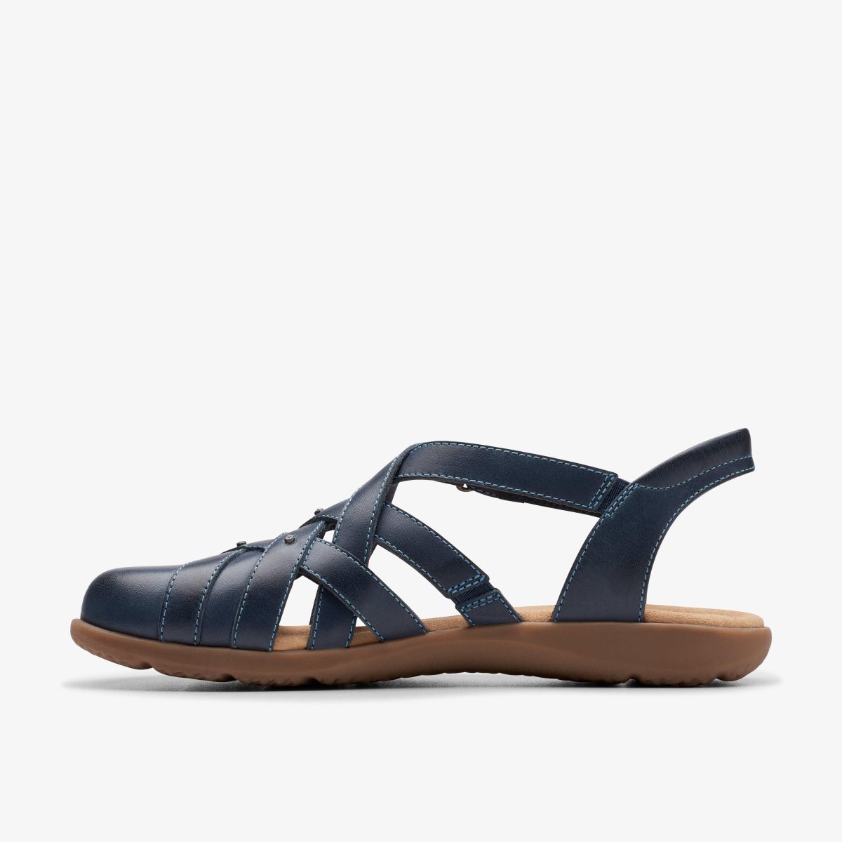 Clarks Elizabelle Sea Navy Leather Navy | CREDG9063