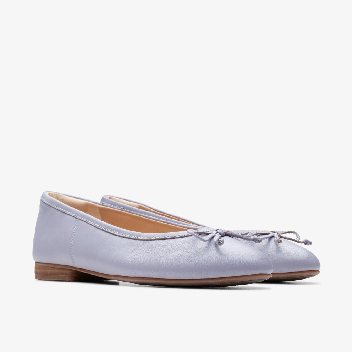 Clarks FAWNA LILY Lilac Leather Purple | HTJFV1569