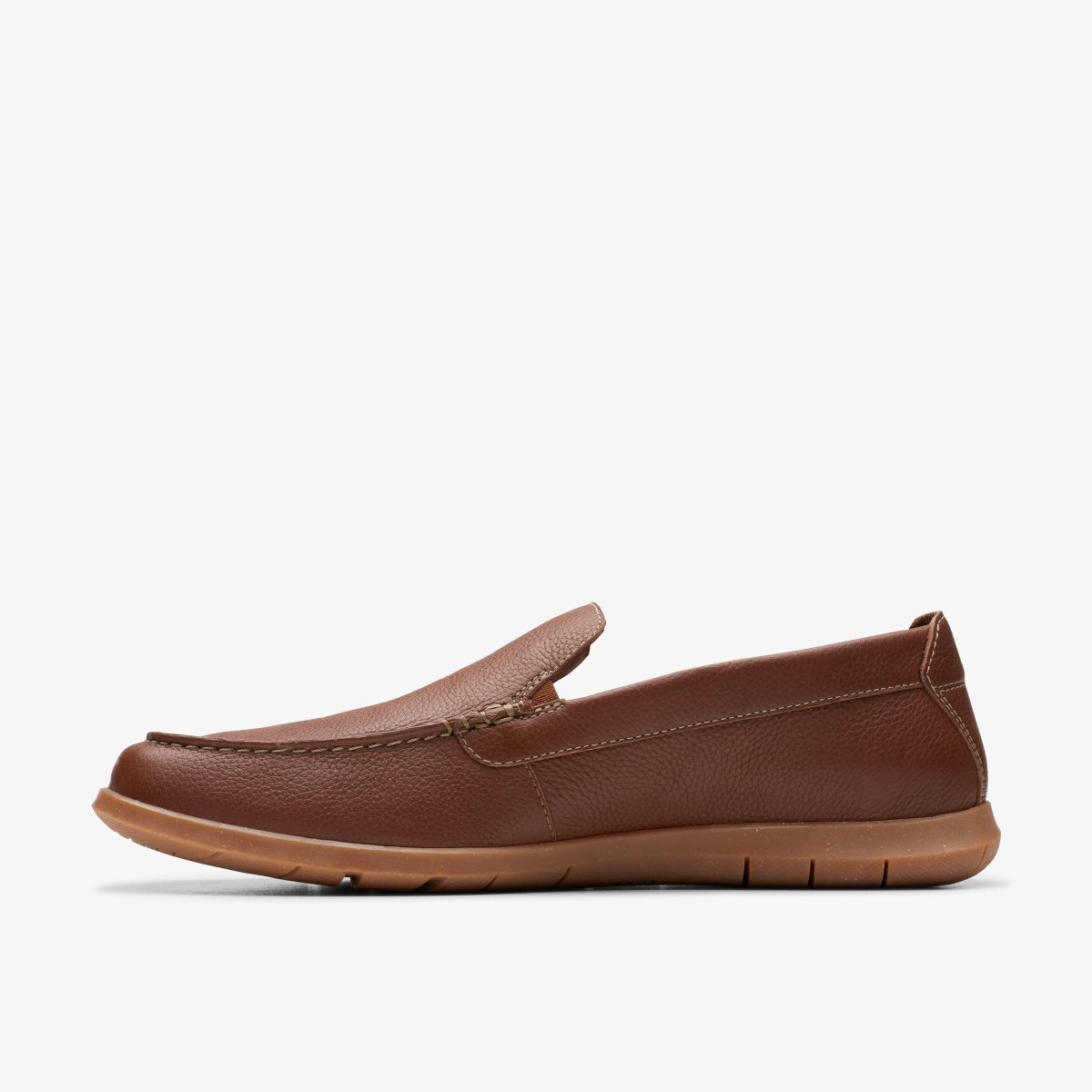 Clarks Flexway Step Light Brown Leather Light Brown | PTHDK6381