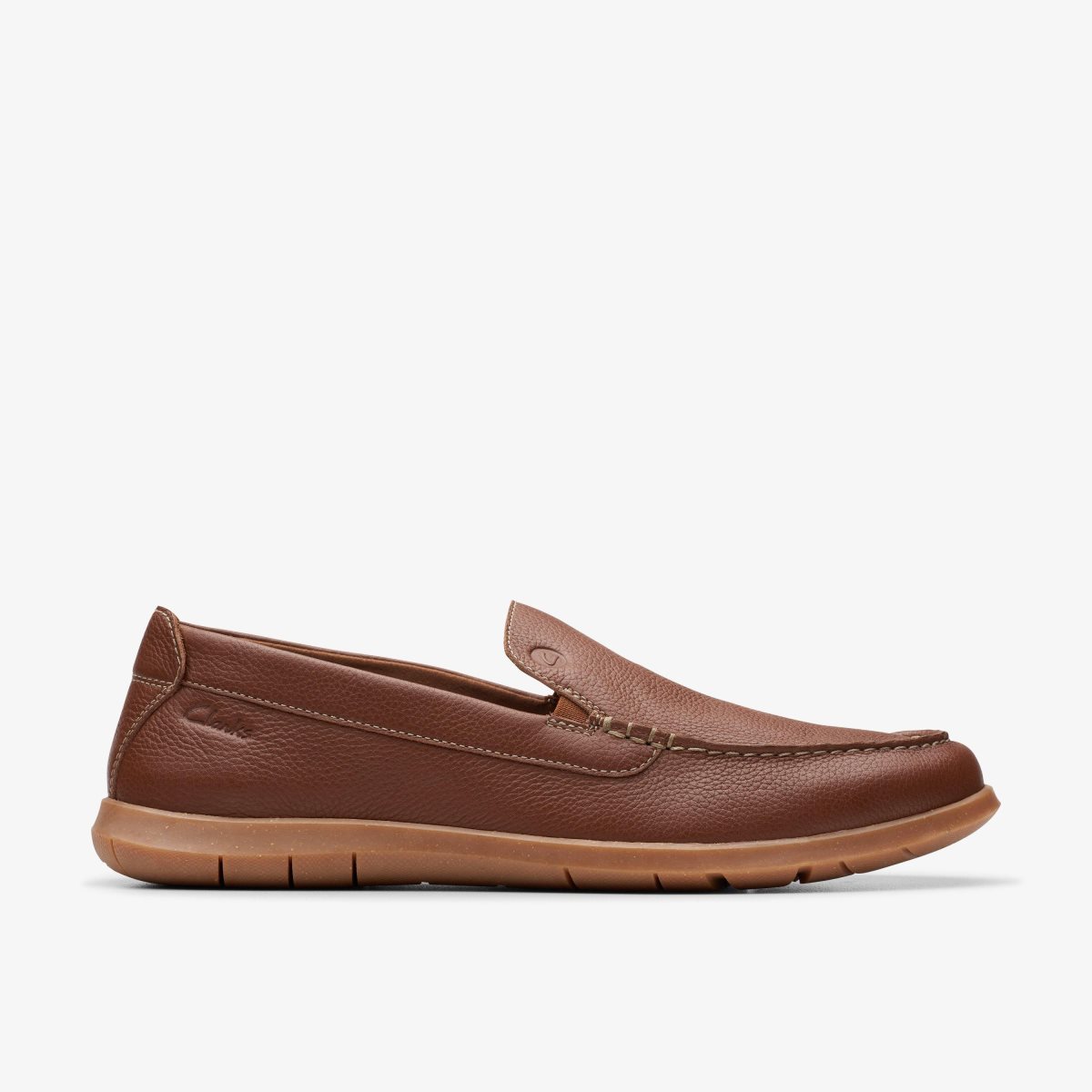 Clarks Flexway Step Light Brown Leather Light Brown | PTHDK6381