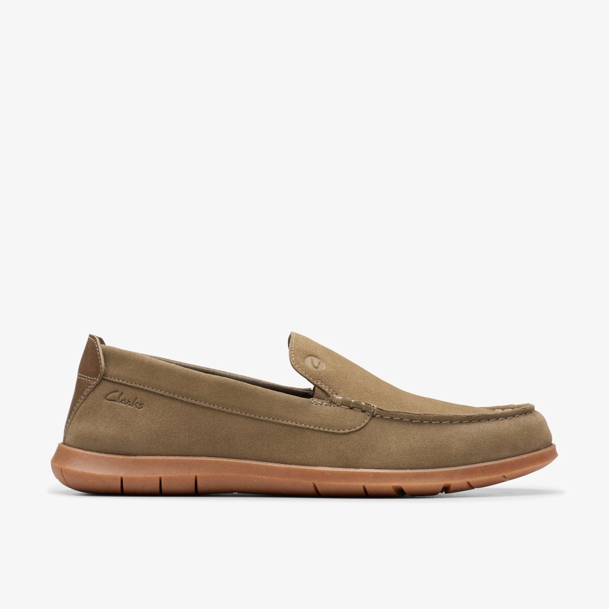 Clarks Flexway Step Olive Suede Olive | NKYCR3721