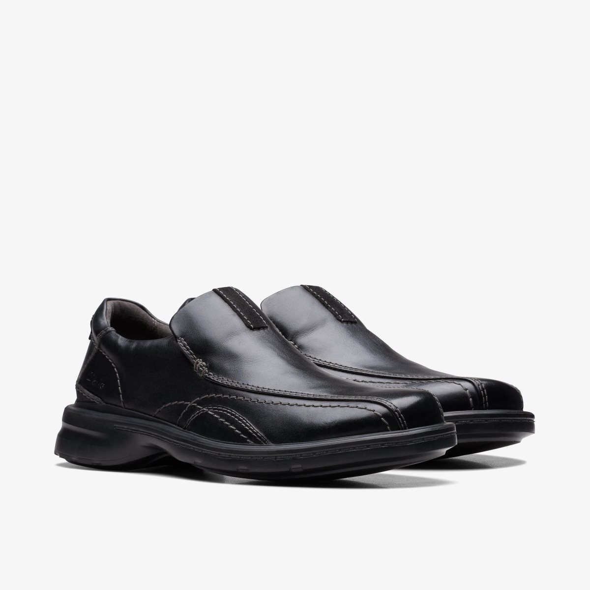 Clarks Gessler Step Black Leather Black | EDNZT2586