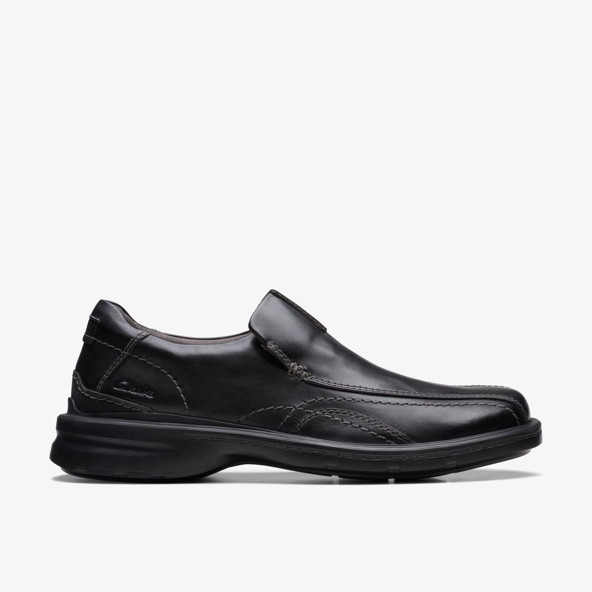 Clarks Gessler Step Black Leather Black | EDNZT2586