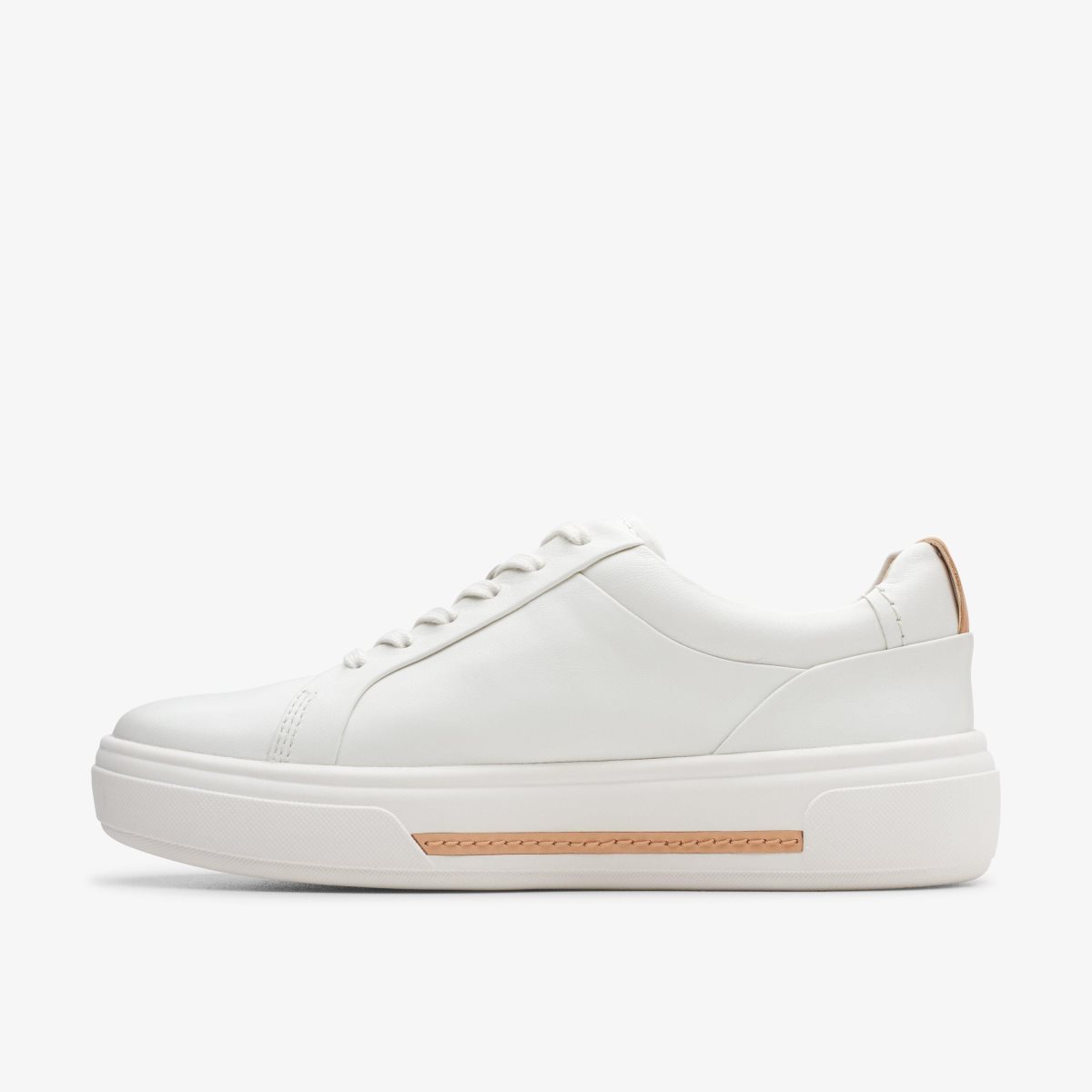 Clarks Hollyhock Walk Off White Leather White | BKNLA6895