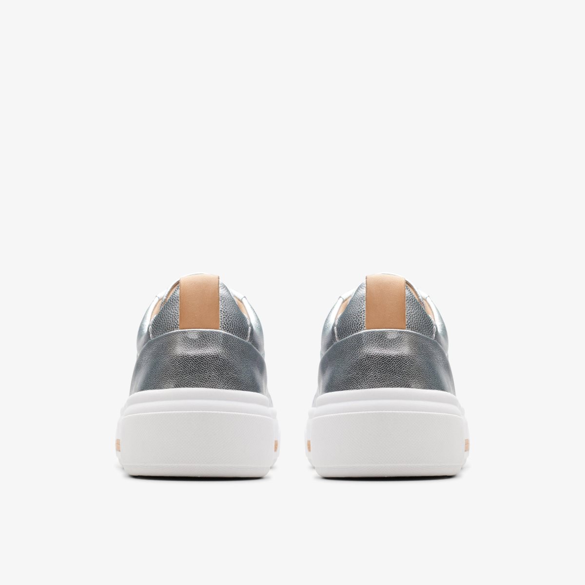 Clarks Hollyhock Walk Silver Leather Silver | EZTID1850