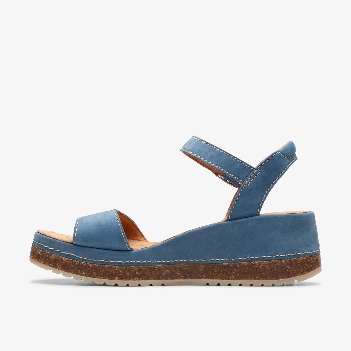 Clarks Kassanda Lily Blue Nubuck Blue | MXYPC4532