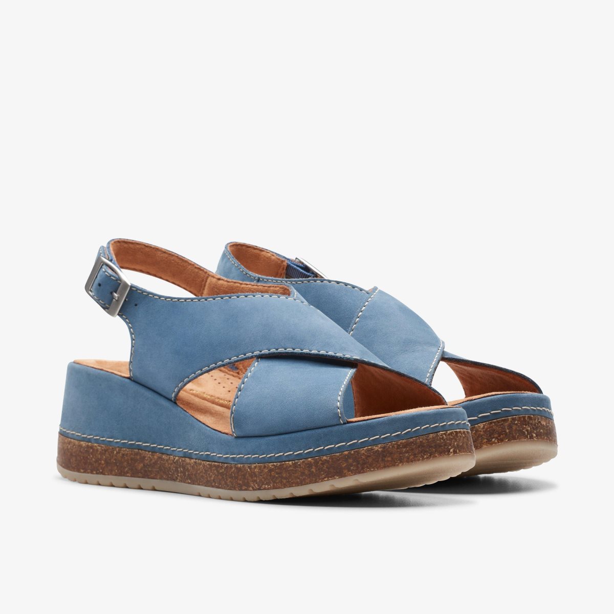 Clarks Kassanda Step Blue Nubuck Blue | IYDNU8306