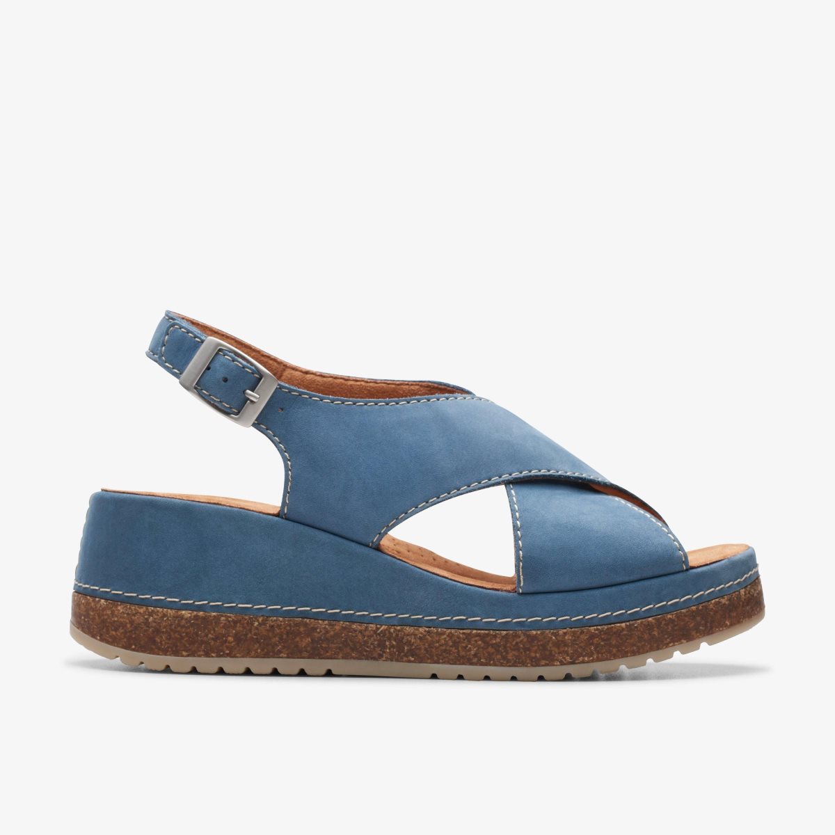 Clarks Kassanda Step Blue Nubuck Blue | IYDNU8306