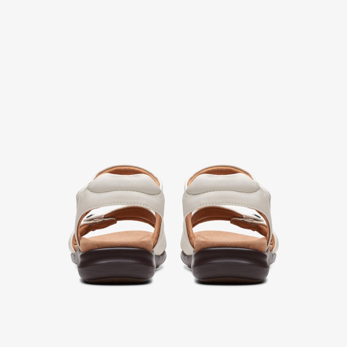 Clarks Kitly Ave Off White Leather White | LNUEZ9672