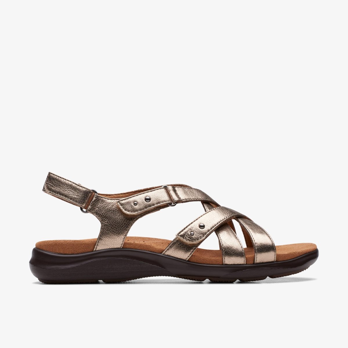 Clarks Kitly Go Metallic Metal | PJVKG3786