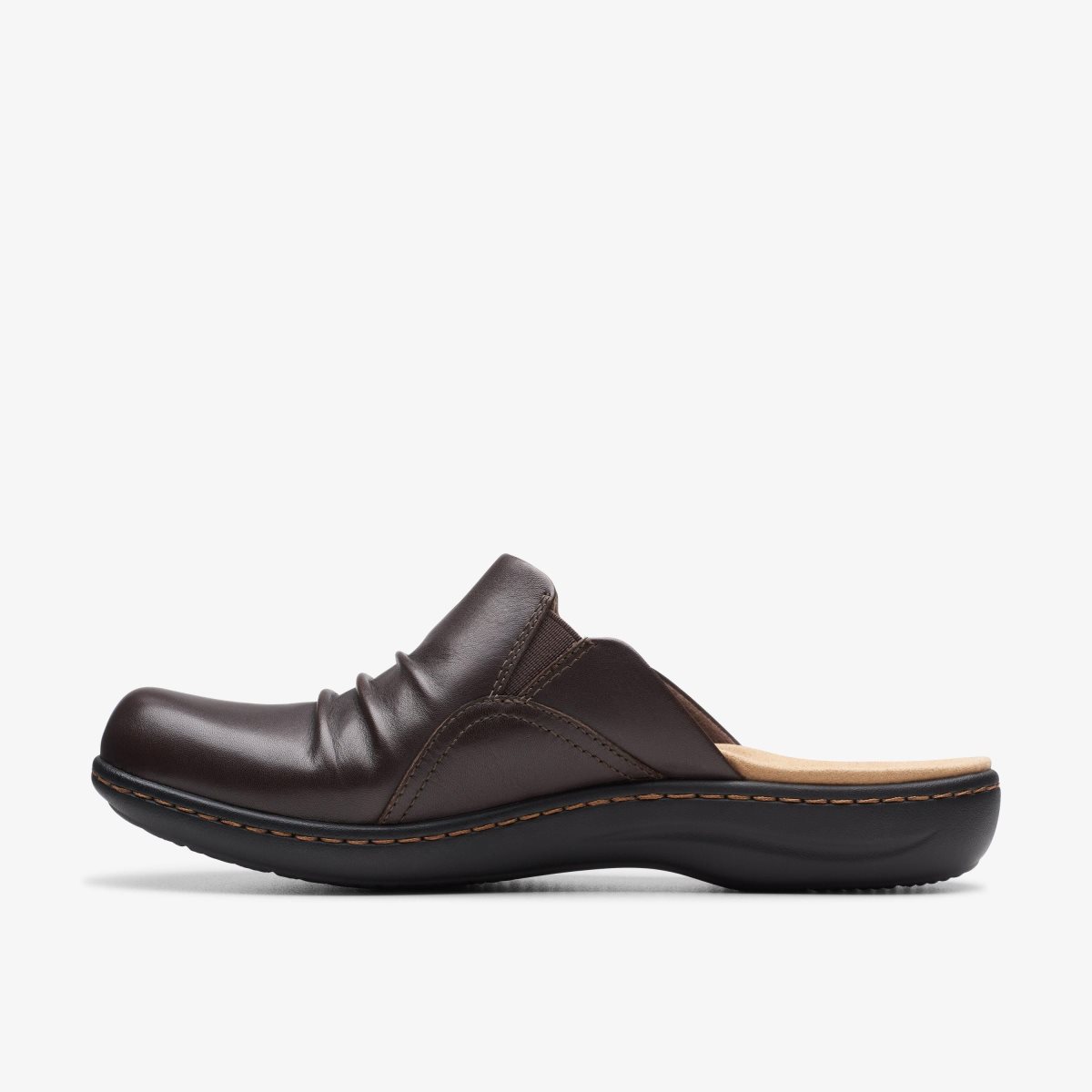 Clarks Laurieann Bay Dark Brown Leather Dark Brown | PBKAW5346