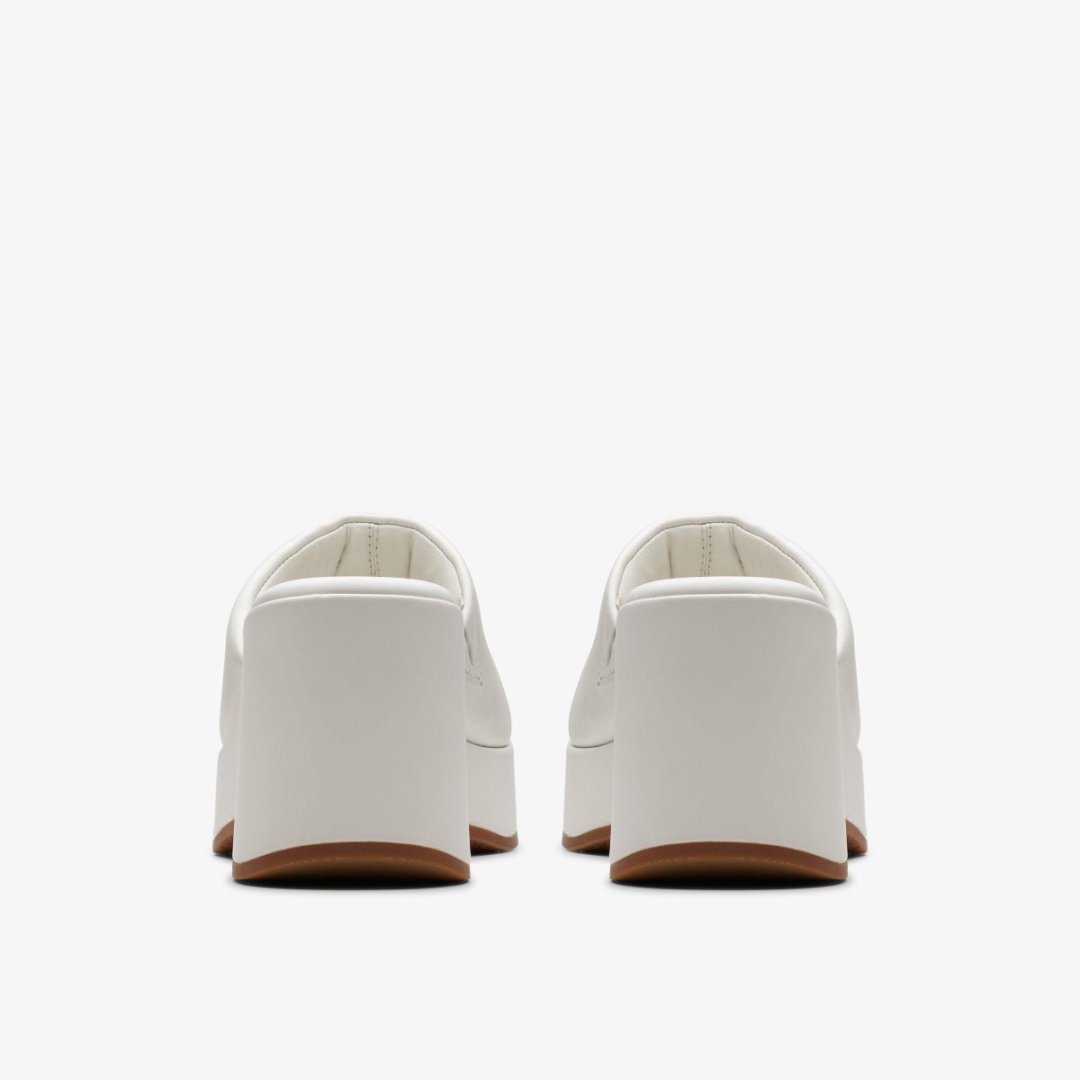 Clarks Manon Glide Off White Leather White | HDQXR1630