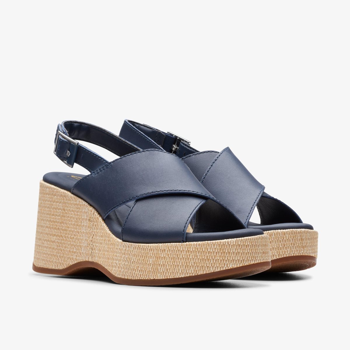 Clarks Manon Wish Navy Leather Navy | HJNET7264