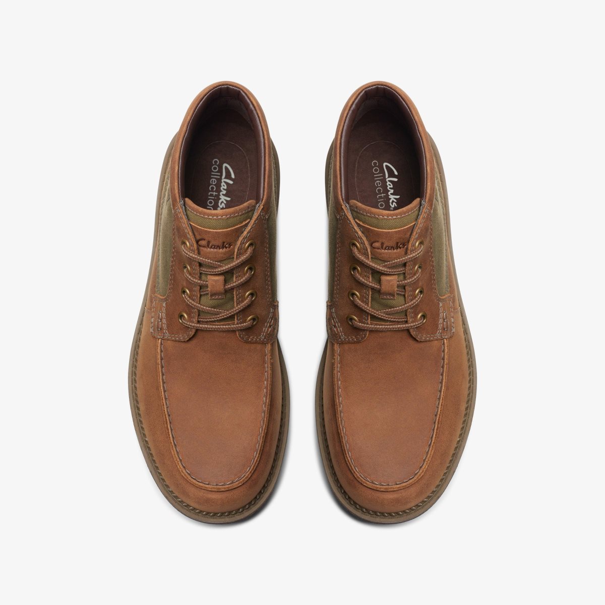 Clarks Maplewalk Moc Brown Combination Brown | OZKPT5670