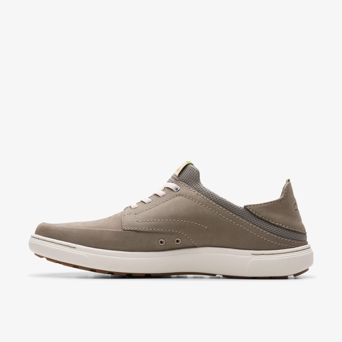 Clarks Mapstone Easy Dark Grey Nubuck Dark Grey | ELKGH4697