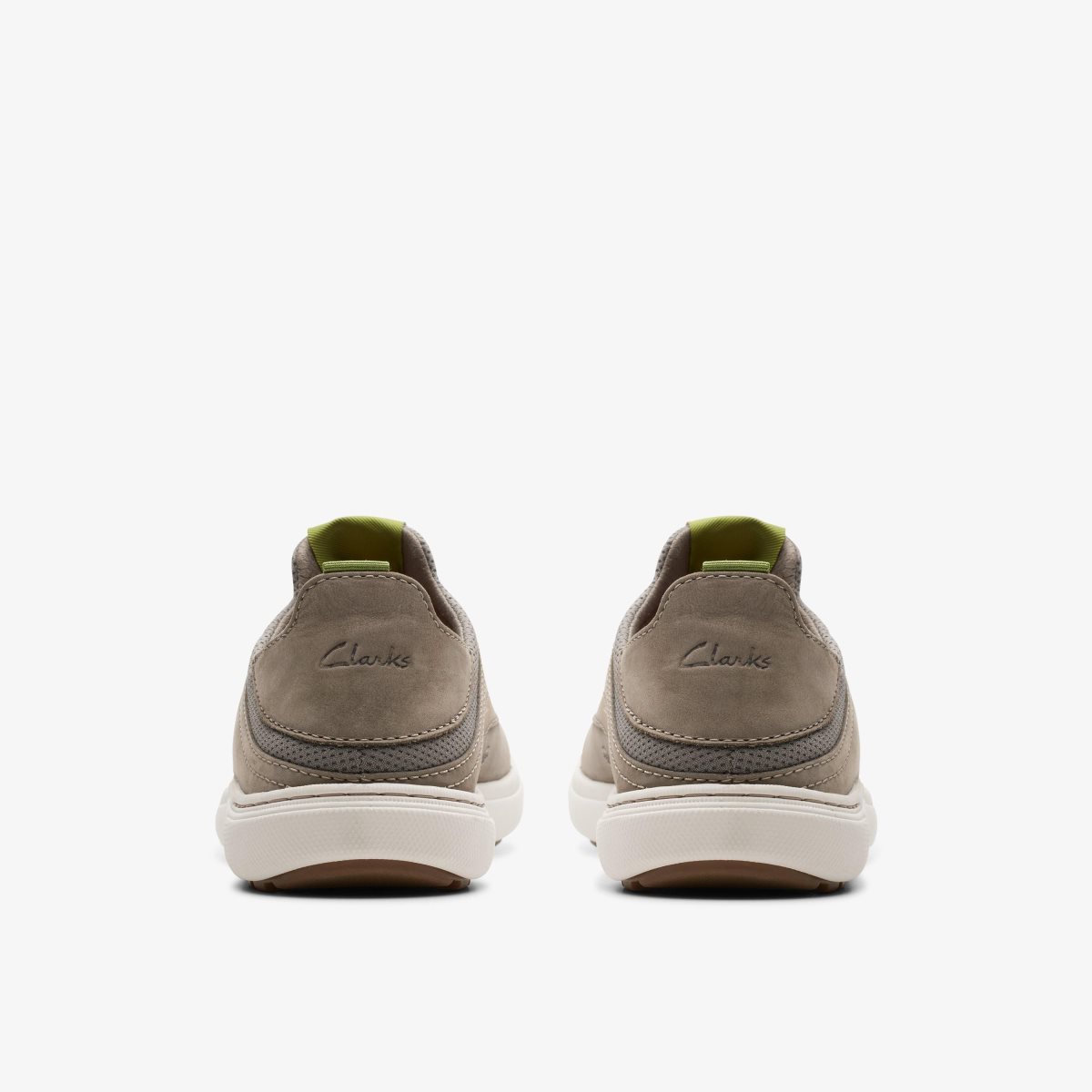 Clarks Mapstone Easy Dark Grey Nubuck Dark Grey | ELKGH4697