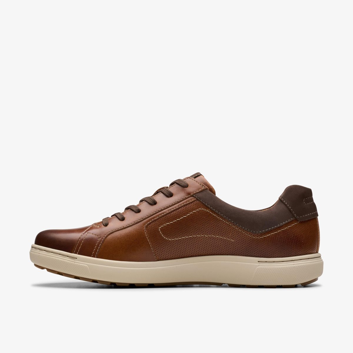 Clarks Mapstone Lace Tan Leather Brown | TJACE3609