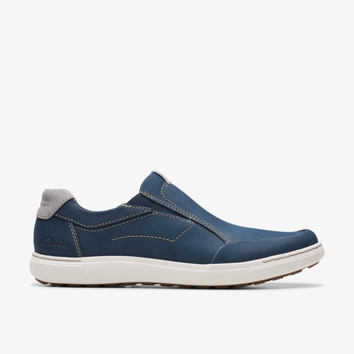 Clarks Mapstone Step Navy Nubuck Navy | XESHW0985