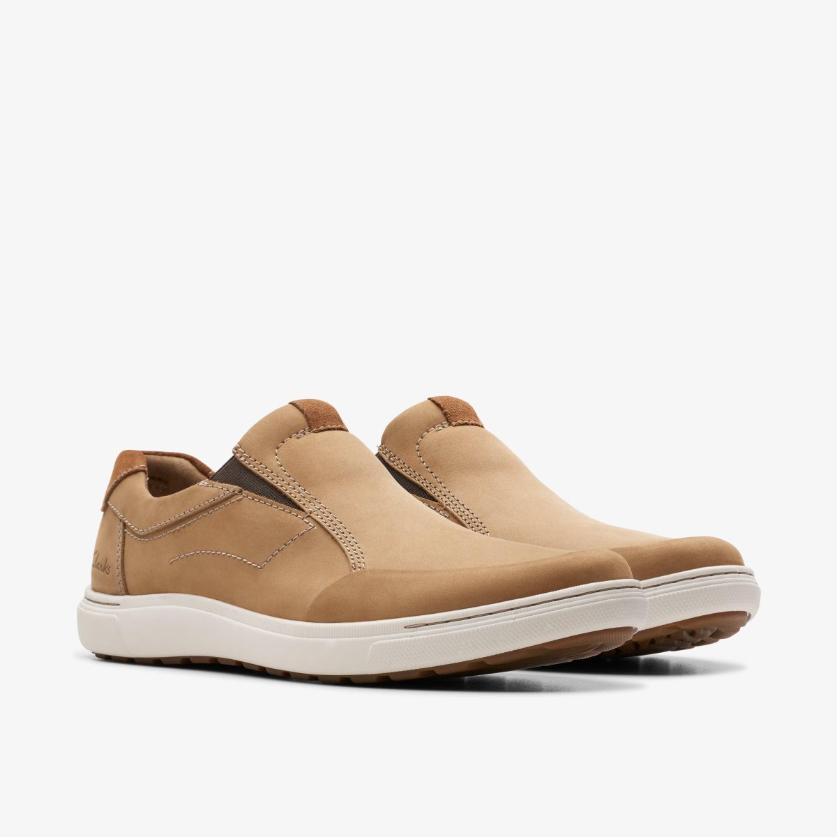 Clarks Mapstone Step Sand Nubuck Brown | ROZGH5709