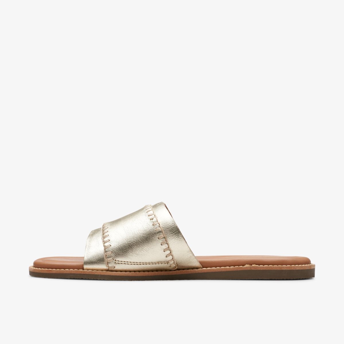 Clarks Maritime Mule Champagne Leather Champagne | RJQZN9816