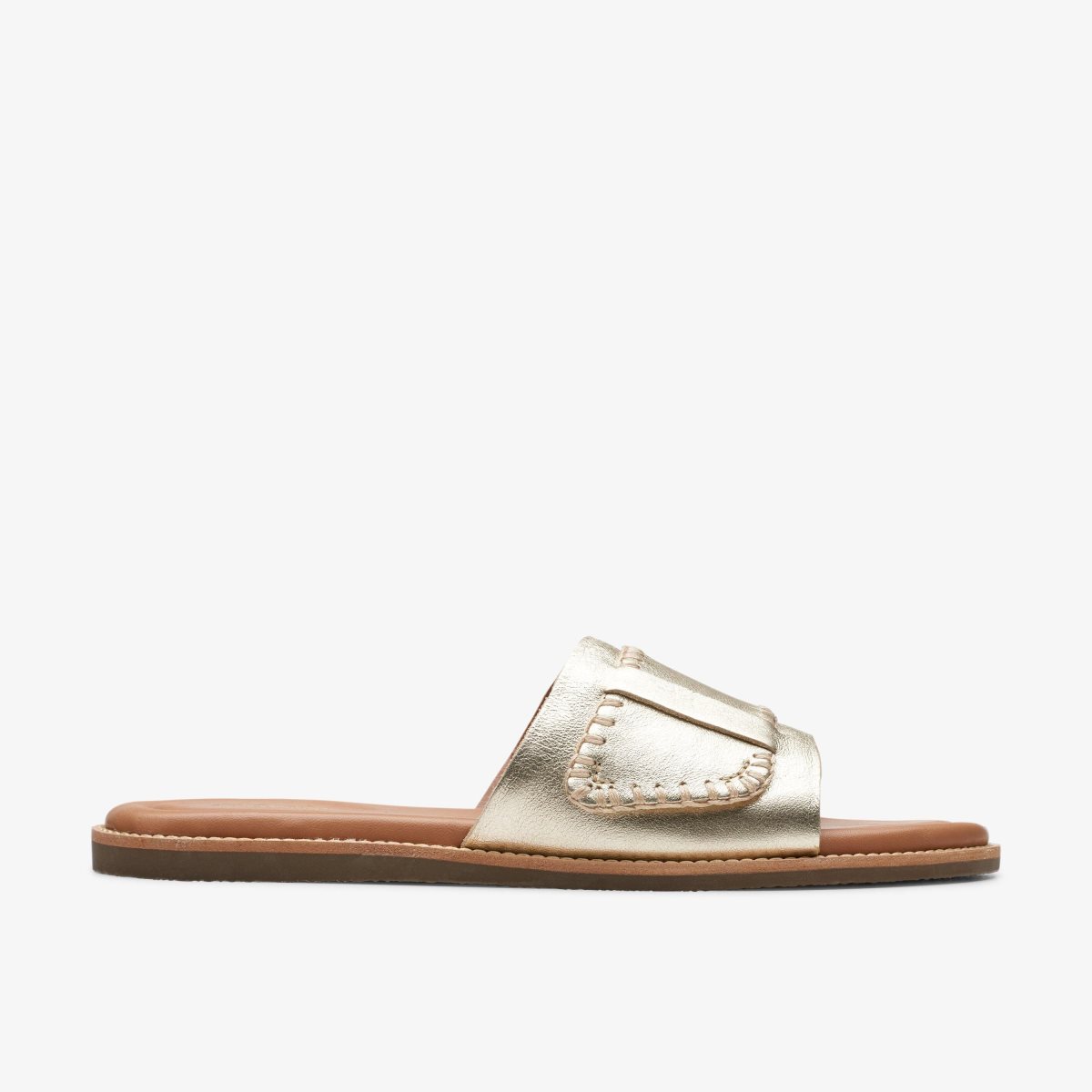 Clarks Maritime Mule Champagne Leather Champagne | RJQZN9816