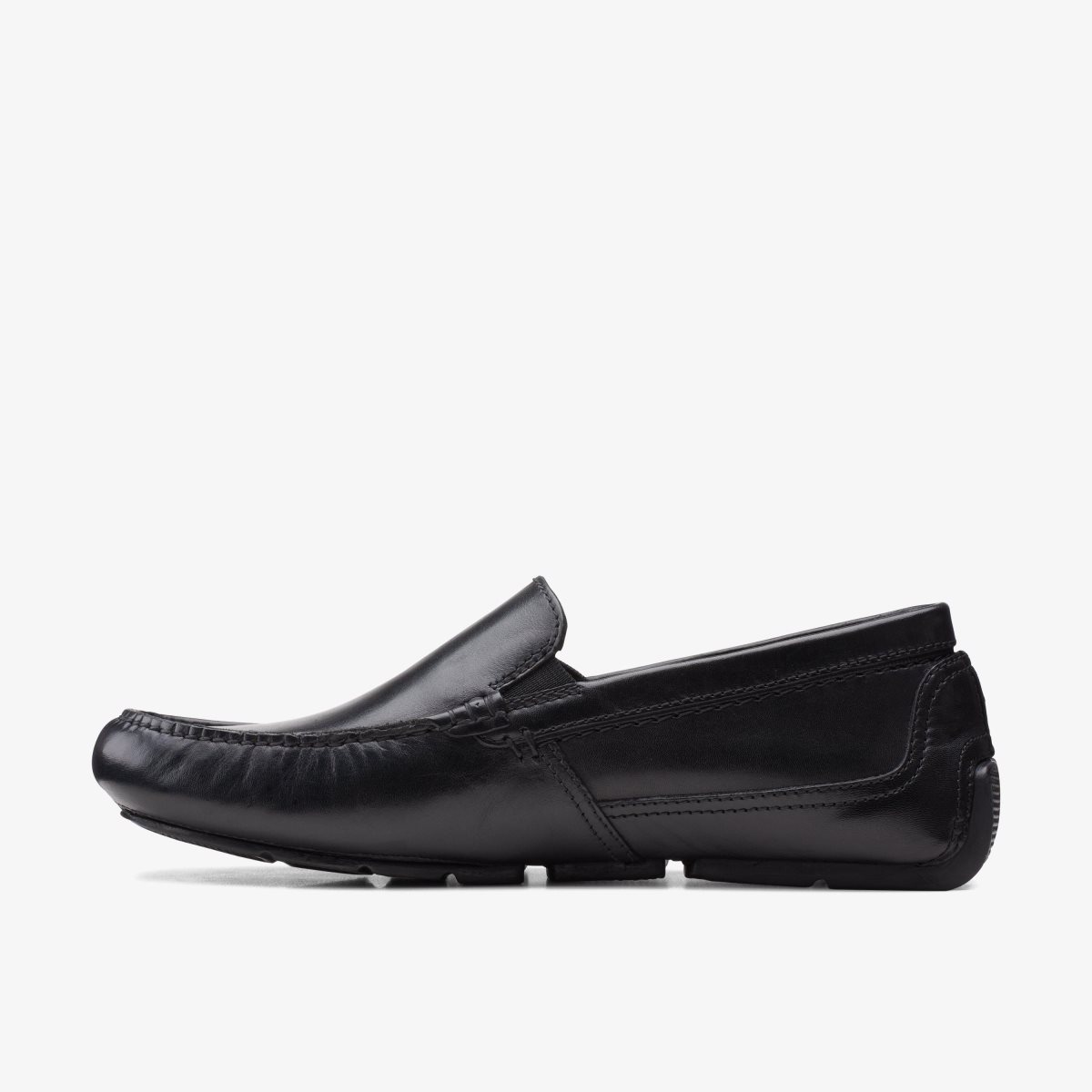 Clarks Markman Plain Black Leather Black | BMKRA4792