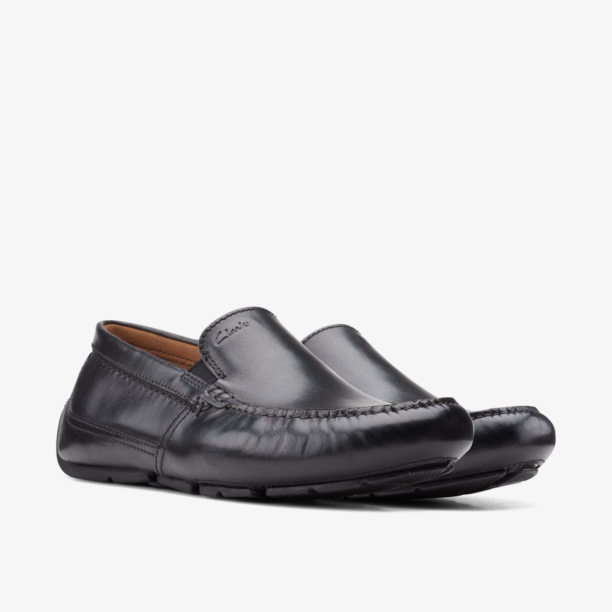 Clarks Markman Plain Black Leather Black | BMKRA4792