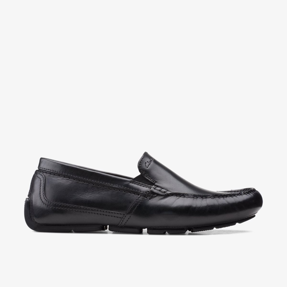 Clarks Markman Plain Black Leather Black | BMKRA4792