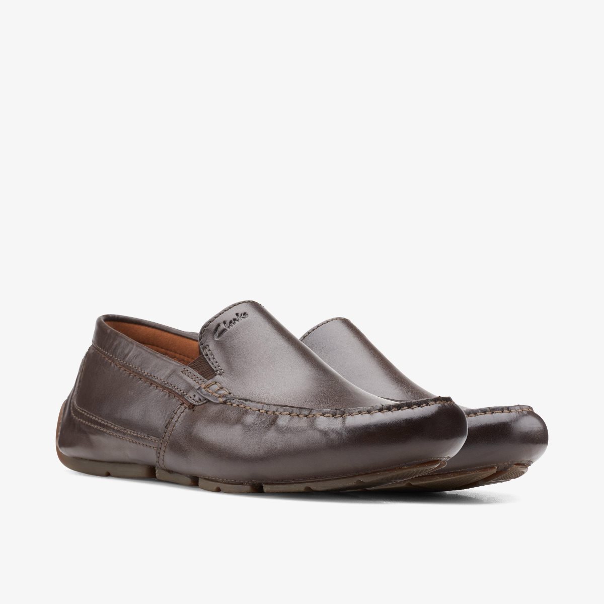 Clarks Markman Plain Dark Brown Dark Brown | TLIDY9634