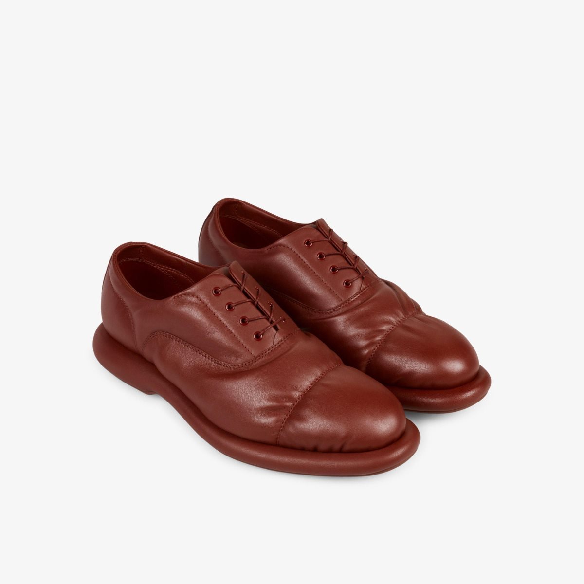 Clarks Martine Rose Mens Oxford 1 Oxblood Leather Burgundy | CFKEM4612