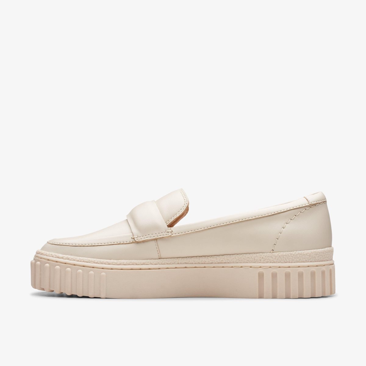 Clarks Mayhill Cove Cream Leather Cream | SHJYR1647