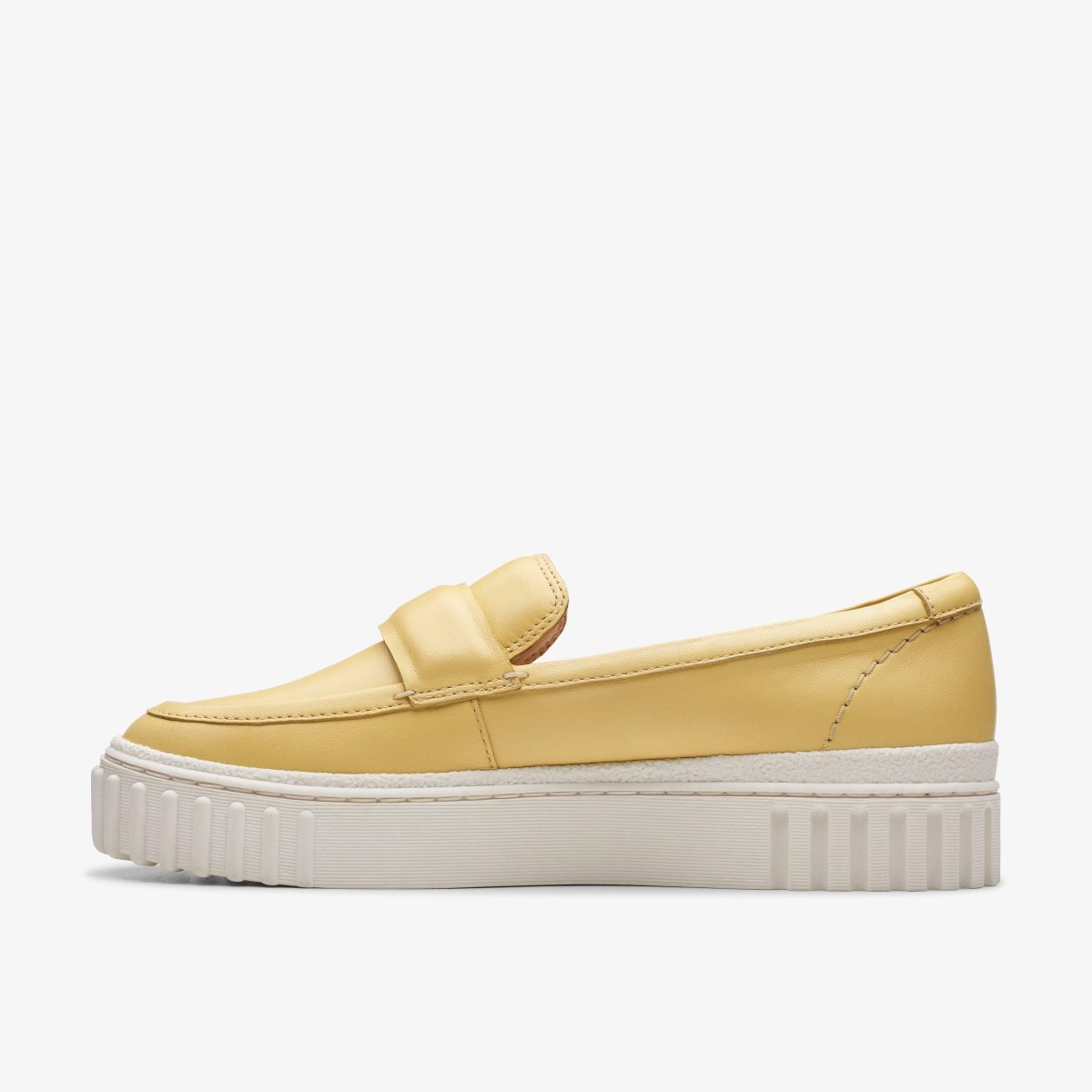 Clarks Mayhill Cove Yellow Leather Yellow | DSOWY8194