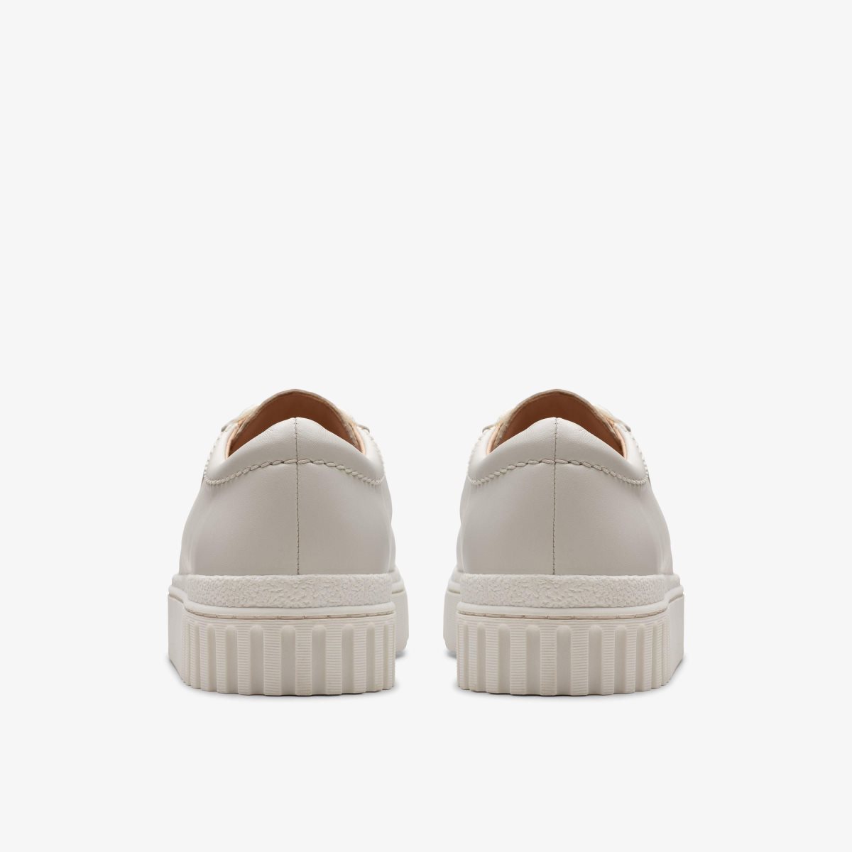 Clarks Mayhill Walk Off White Leather White | PQRZB4670