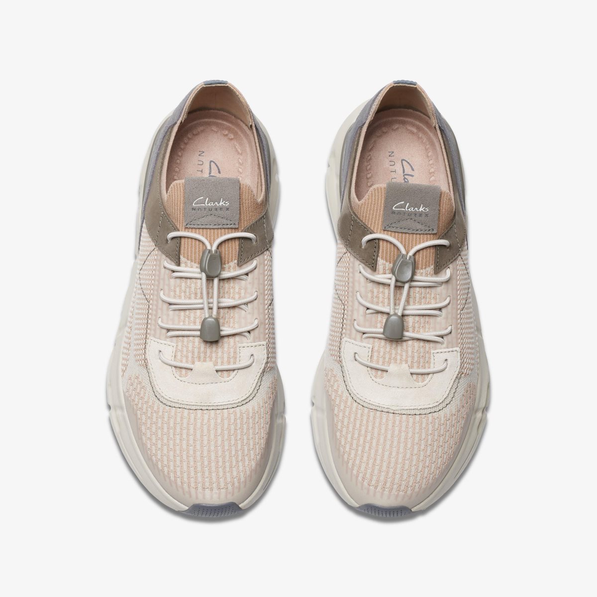 Clarks NXE Knit Ecru Combination Ecru | MTCEX7216