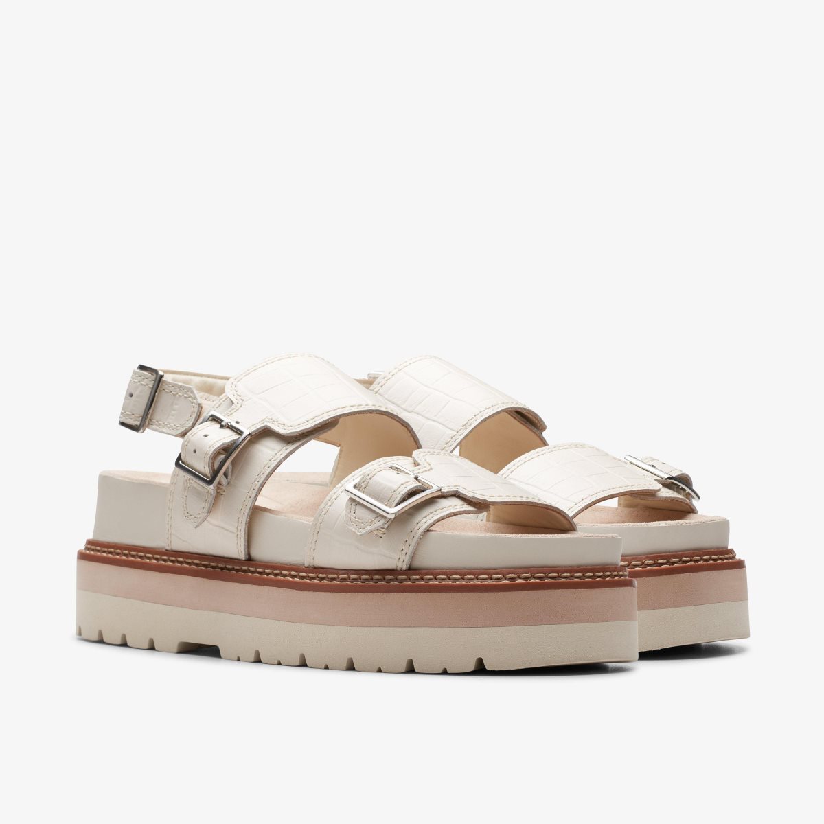 Clarks ORIANNA GLIDE Cream Interest Cream | WXRDS2750