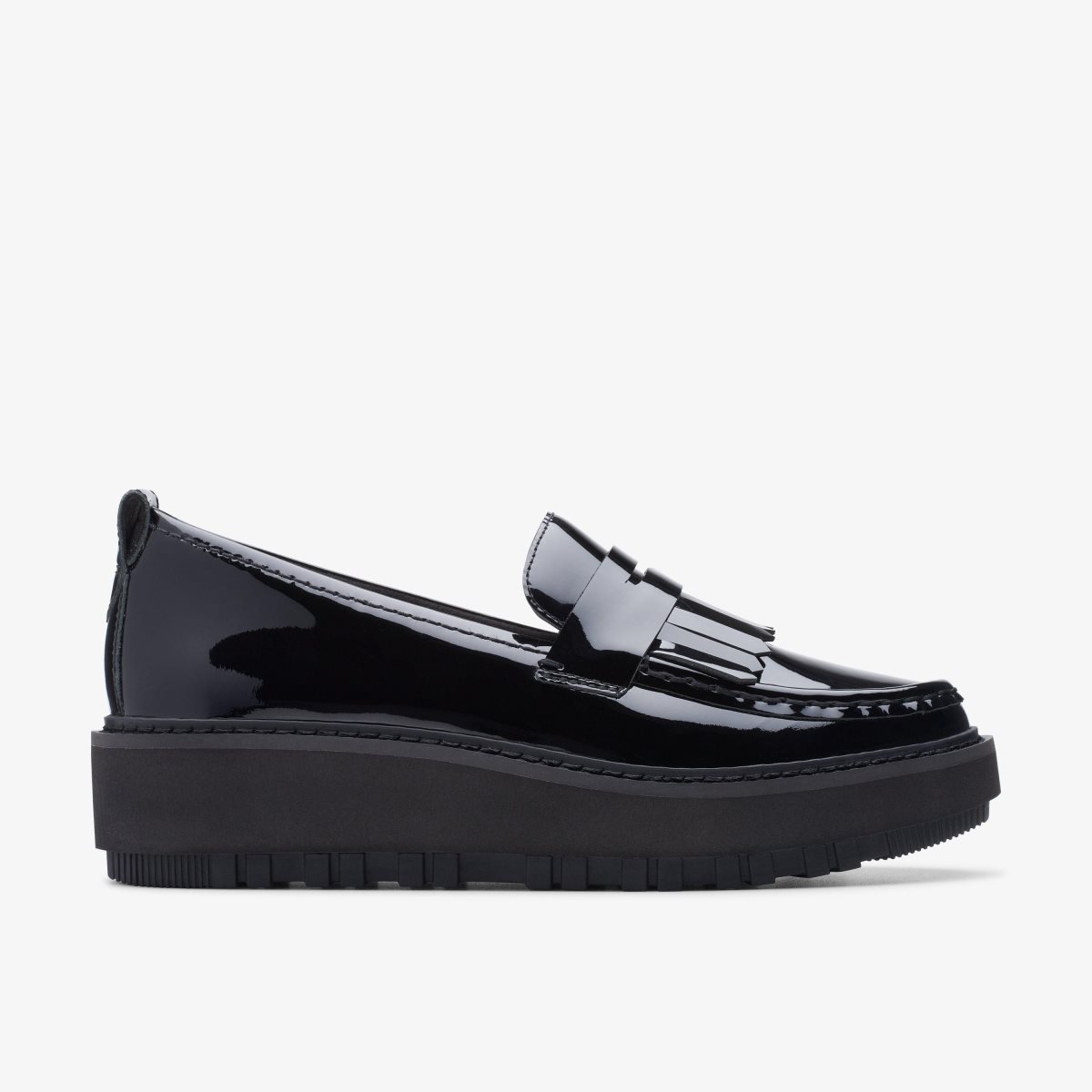 Clarks Orianna Loafer Black Patent Leather Black | ZPWMD8532