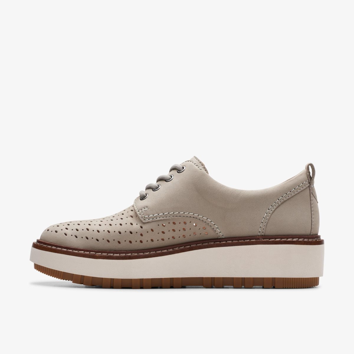 Clarks Orianna Move Stone Nubuck Grey | CBIRJ5674