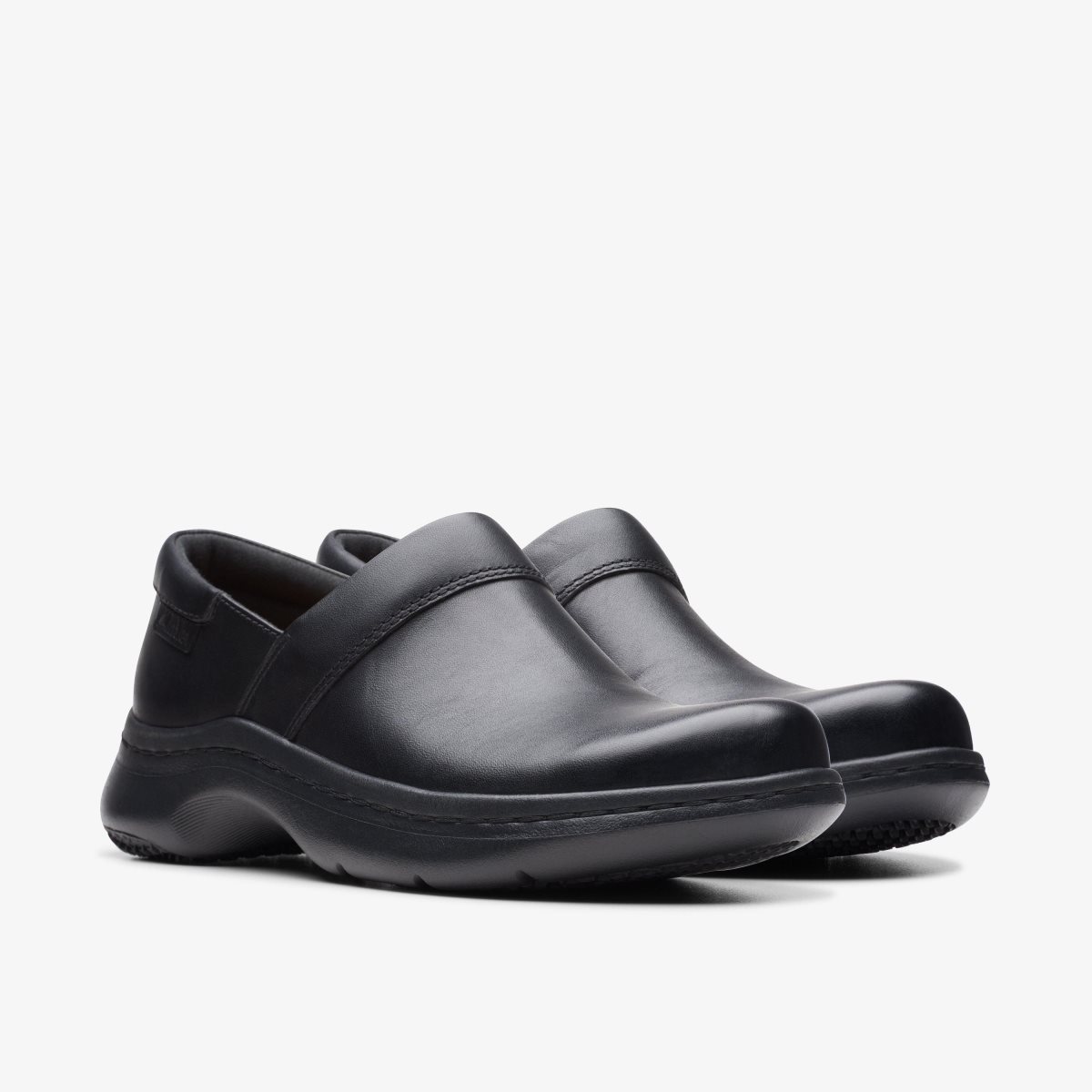 Clarks Pro Gem Black Leather Black | NEAGM6739