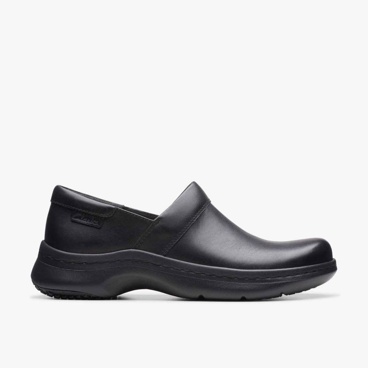 Clarks Pro Gem Black Leather Black | NEAGM6739