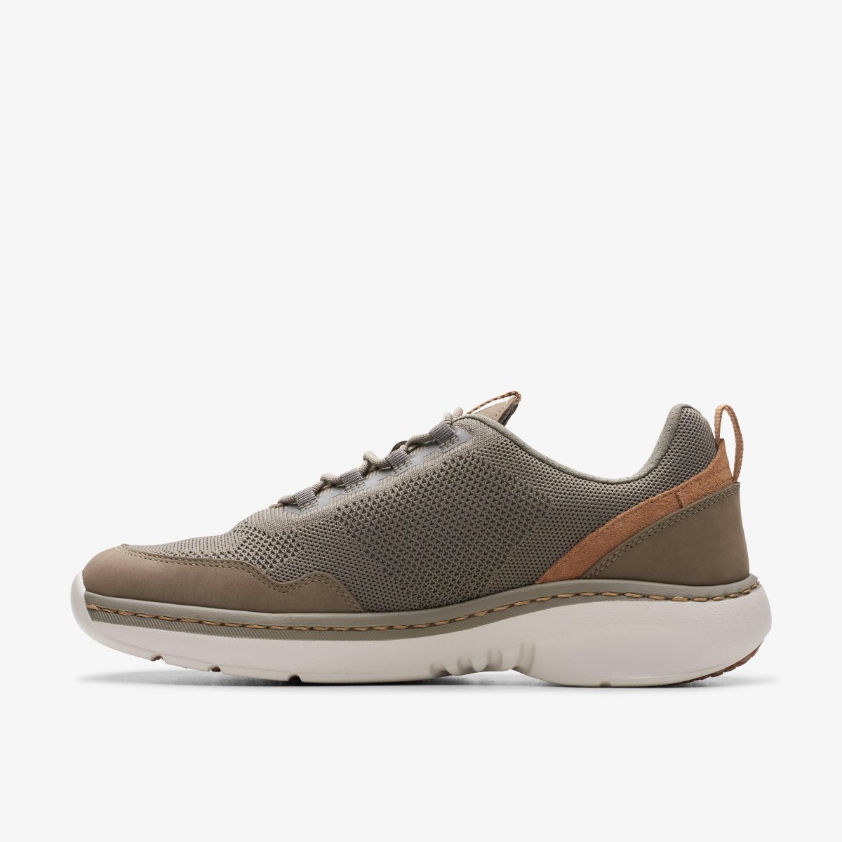 Clarks Pro Knit Stone Combination Grey | YVFPR3086