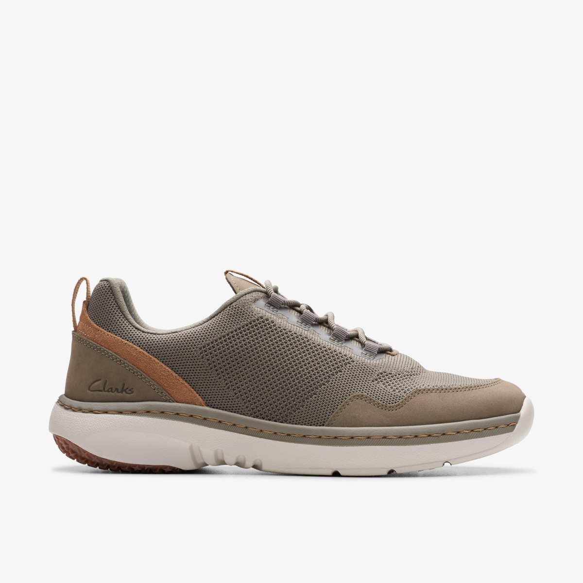 Clarks Pro Knit Stone Combination Grey | YVFPR3086