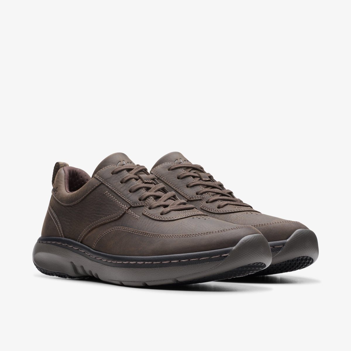 Clarks Pro Lace Dark Brown Tumbled Dark Brown | EYATS1569