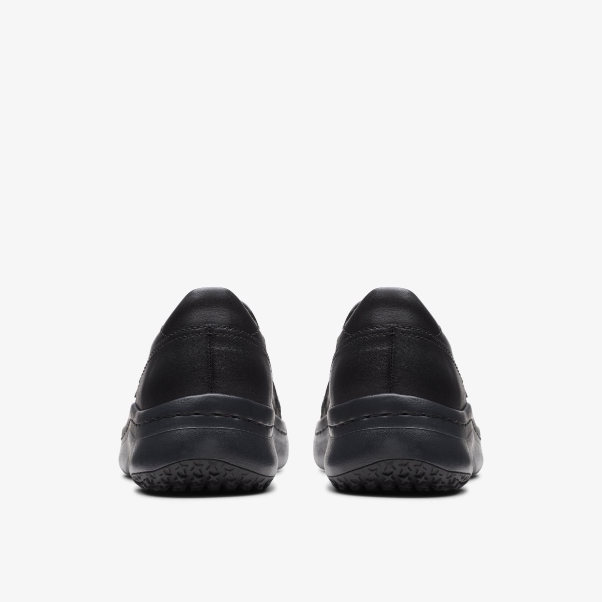 Clarks Pro Sky Black Leather Black | VHRYQ9341