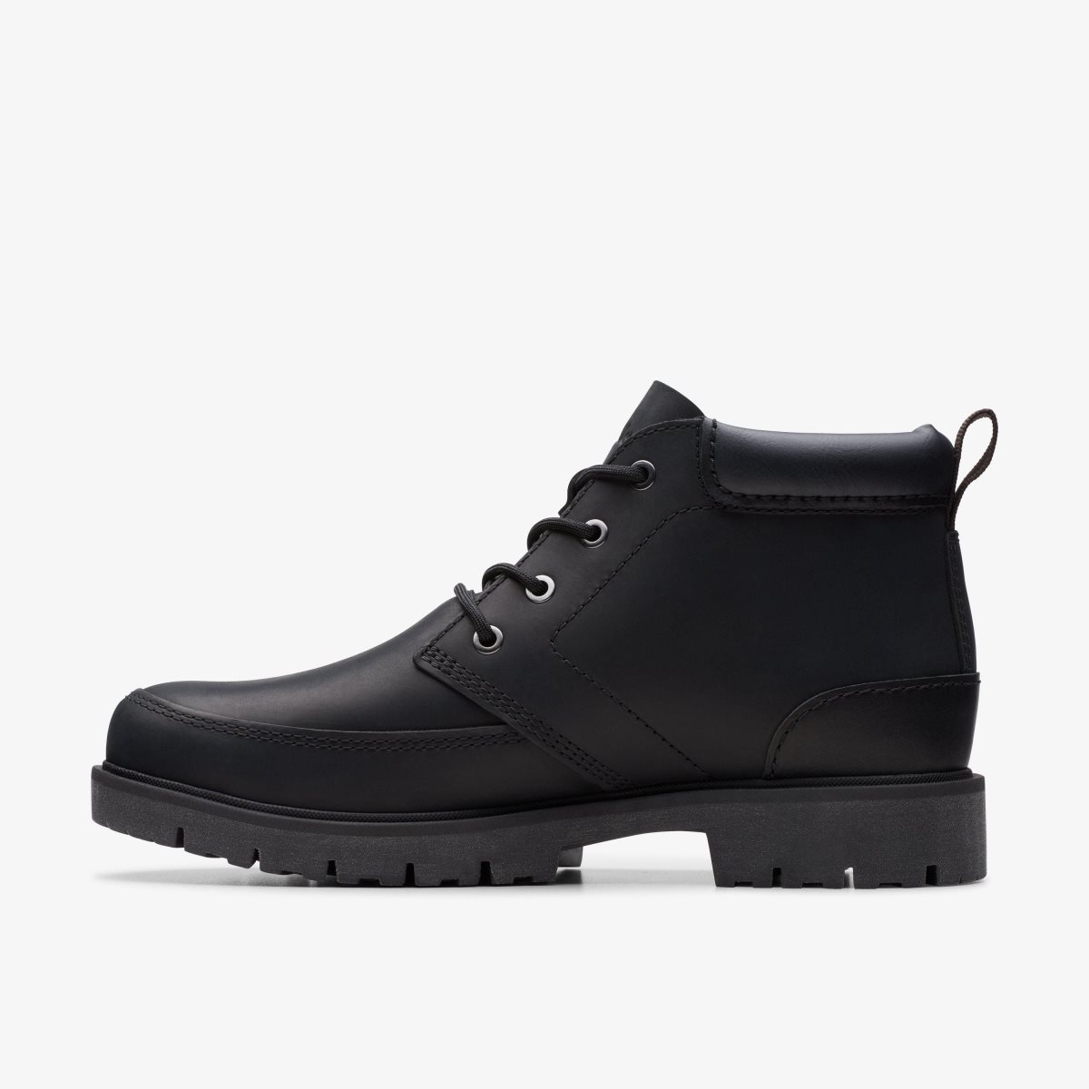 Clarks Rossdale Mid Black Leather Black | SIOFU0361