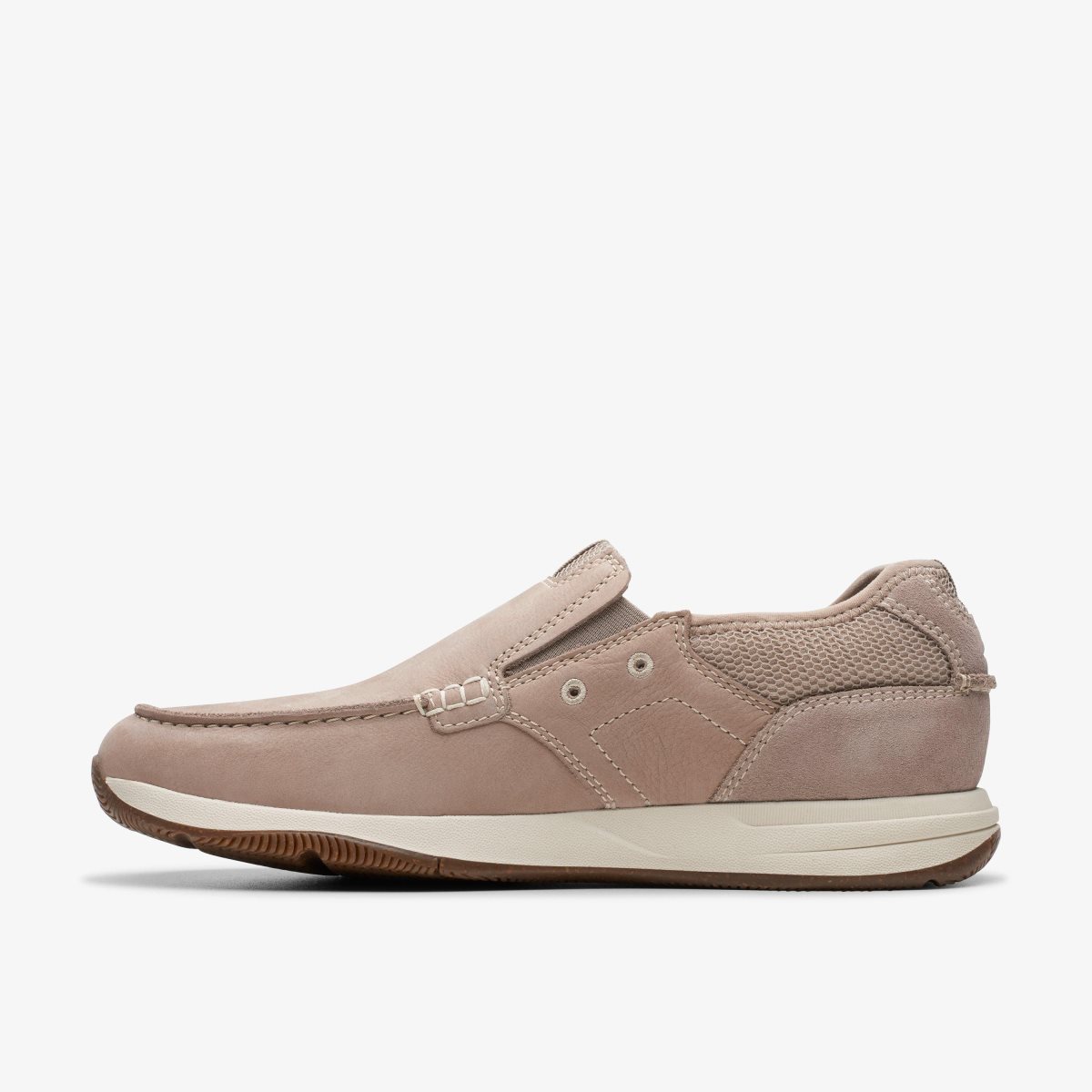 Clarks Sailview Step Light Grey Nubuck Light Grey | TGONI2340