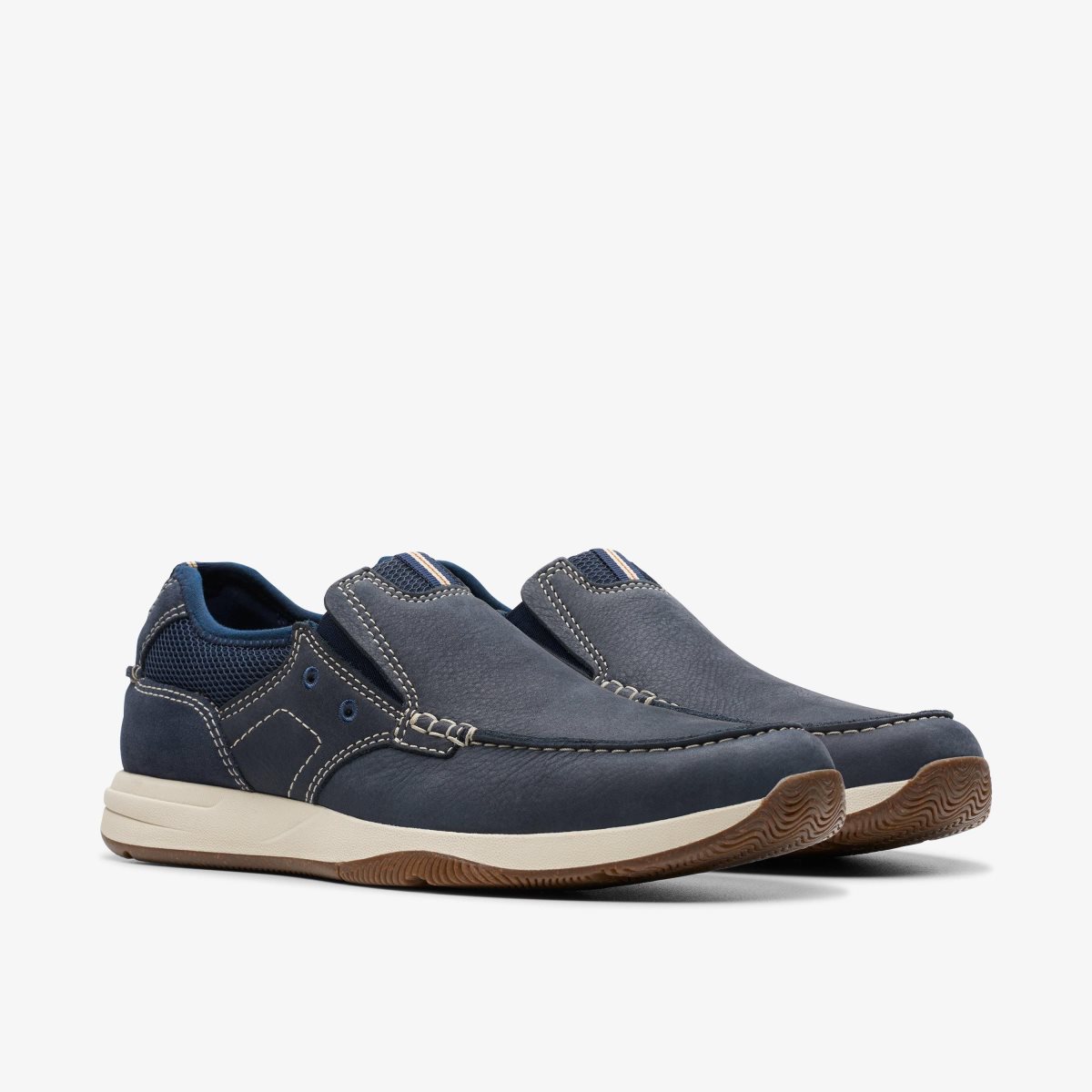 Clarks Sailview Step Navy Nubuck Navy | BSZVQ4250