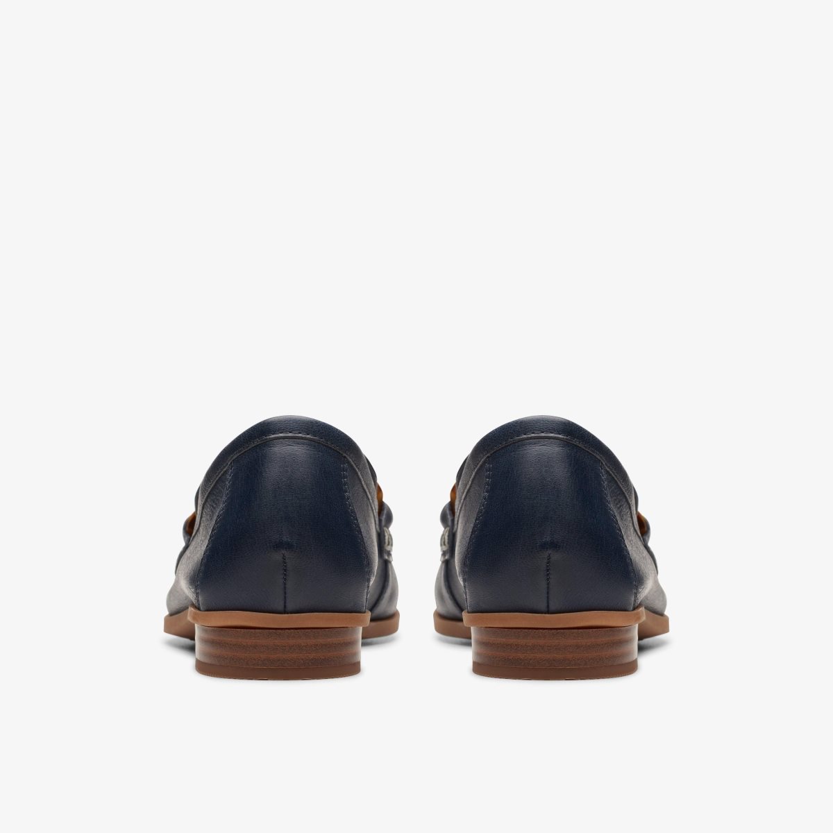 Clarks Sarafyna Iris Navy Leather Navy | JKWLS3985