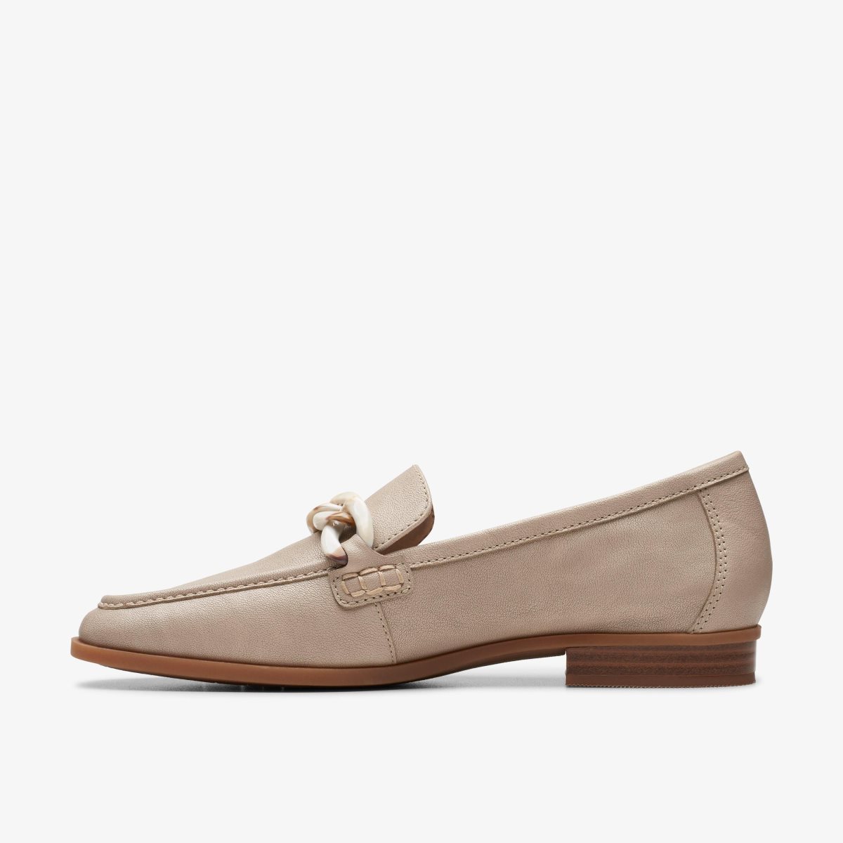 Clarks Sarafyna Iris Stone Leather Grey | XTCMW9271